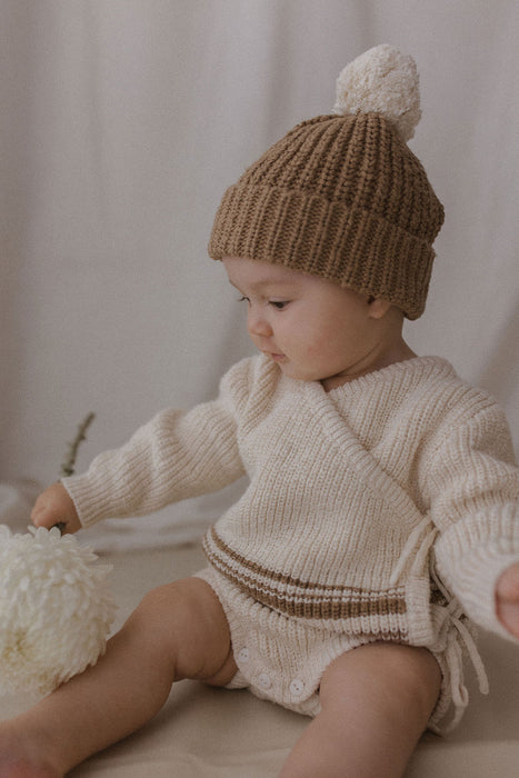 Kimono Romper | Cedar Stripe