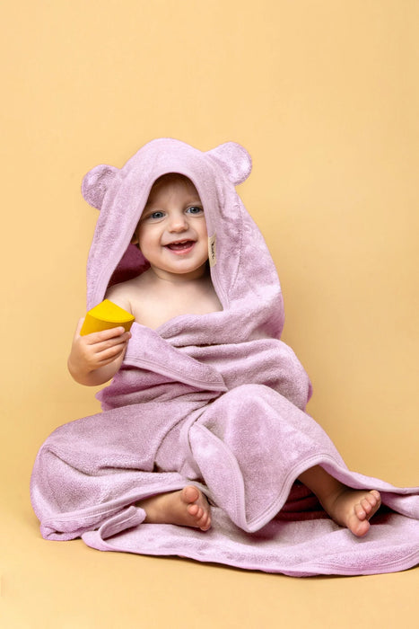 Hooded Towel - Lilac | Kiin Baby