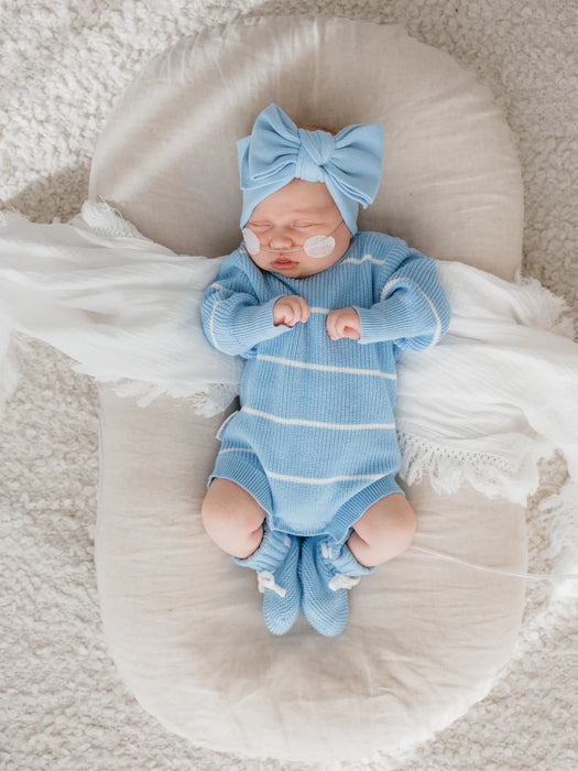 Bubble Romper | River Stripe