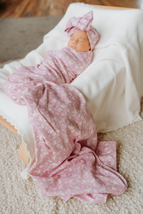 Swaddle Set | Rosie Lilac