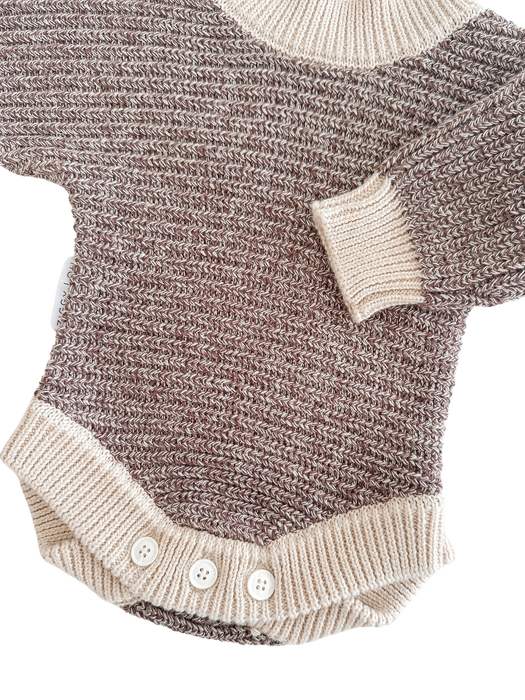 Heirloom Romper | Brownie