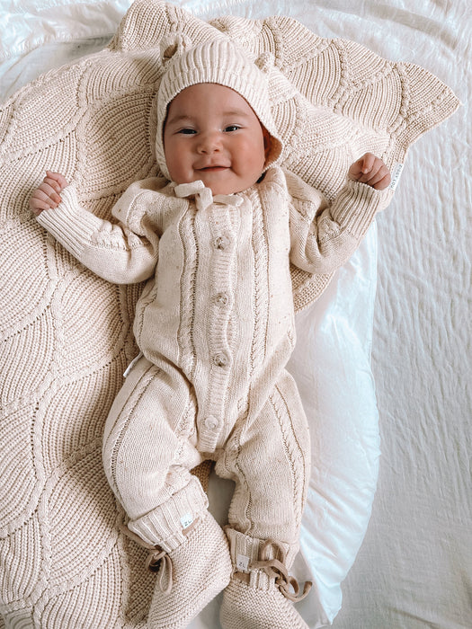 Bonnet | Biscotti Fleck (Bear)