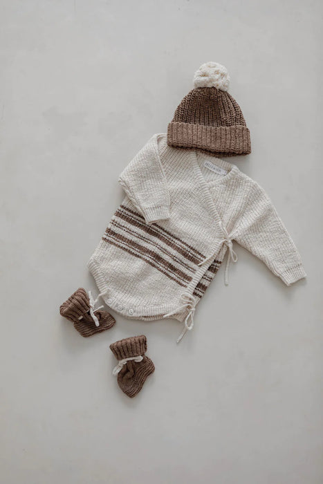 Kimono Romper | Cedar Stripe