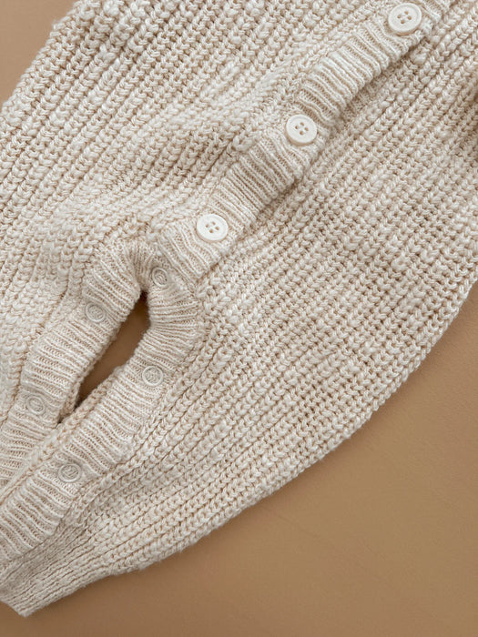 Classic Knit Romper | Honey