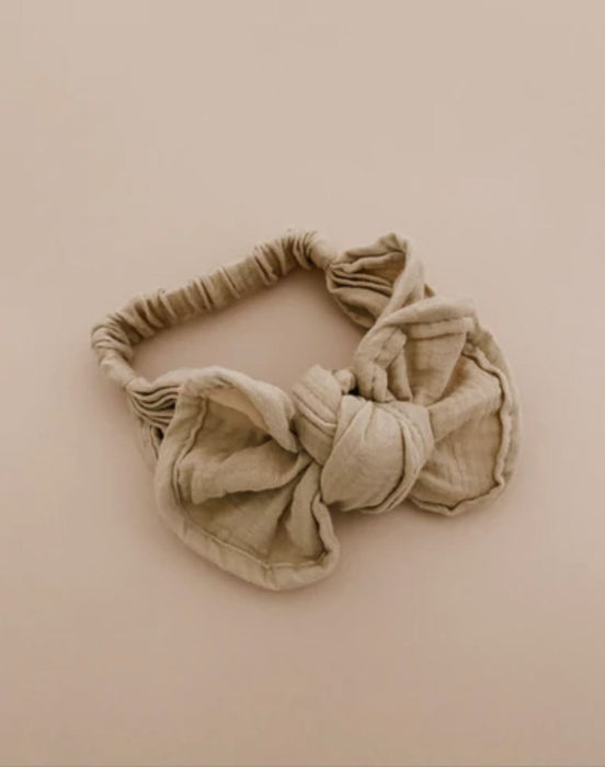 Golden Gauze Topknot
