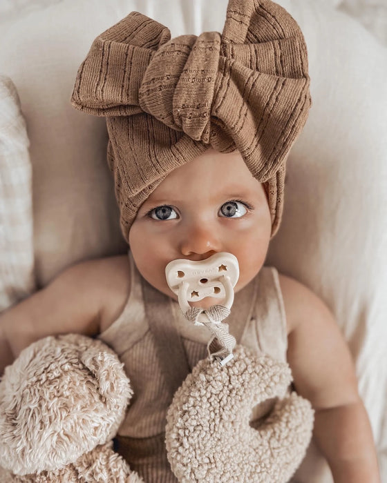 Harper Oversized Topknot | Biscoff