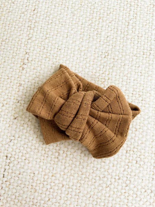 Harper Oversized Topknot | Biscoff
