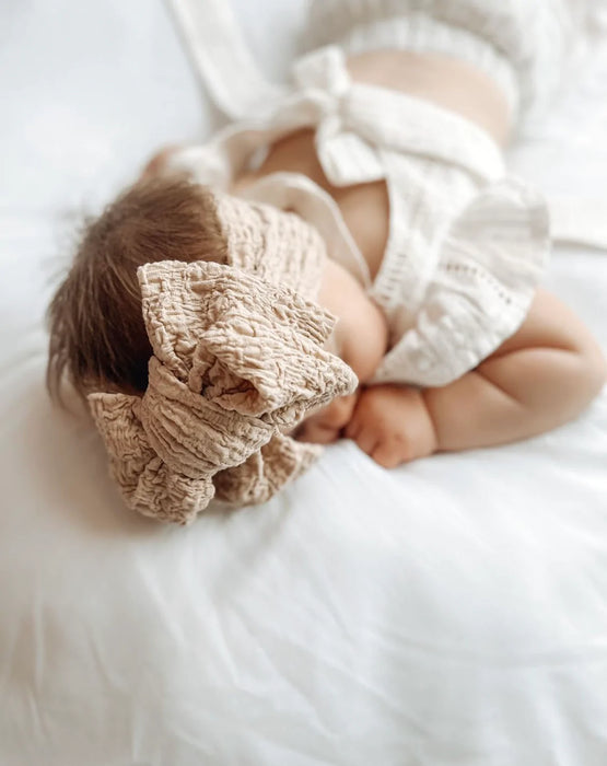 Dream Oversized Topknot | Taupe
