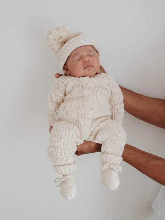 Classic Knit Romper | Honey