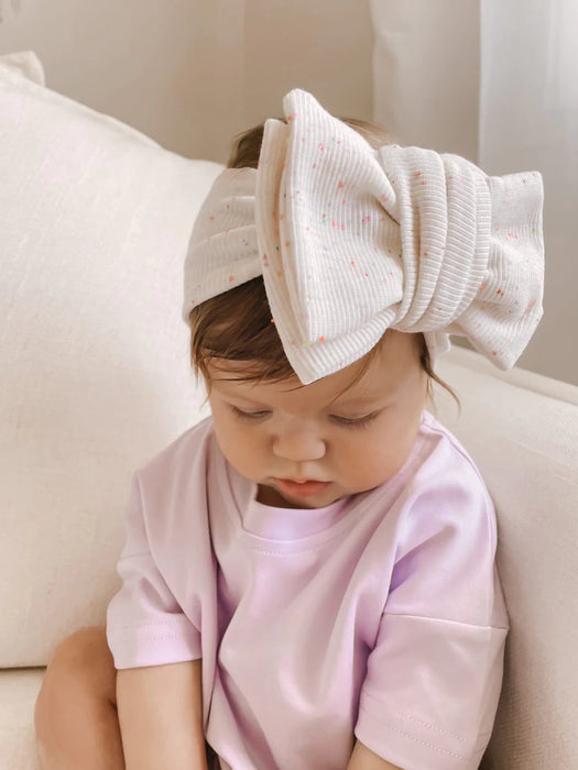 Speckled Rib Oversized Topknot | Sprinkles