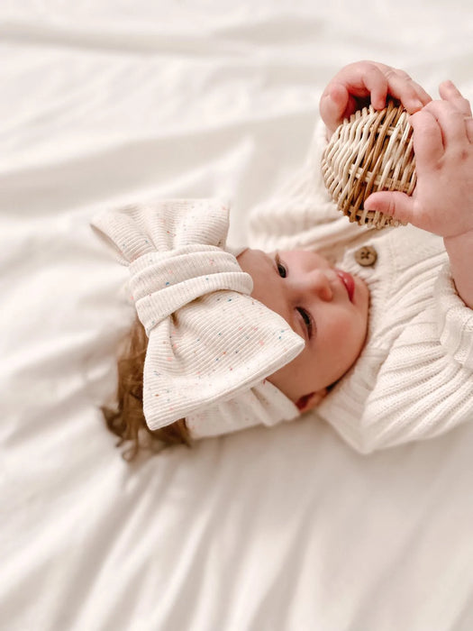Speckled Rib Oversized Topknot | Sprinkles