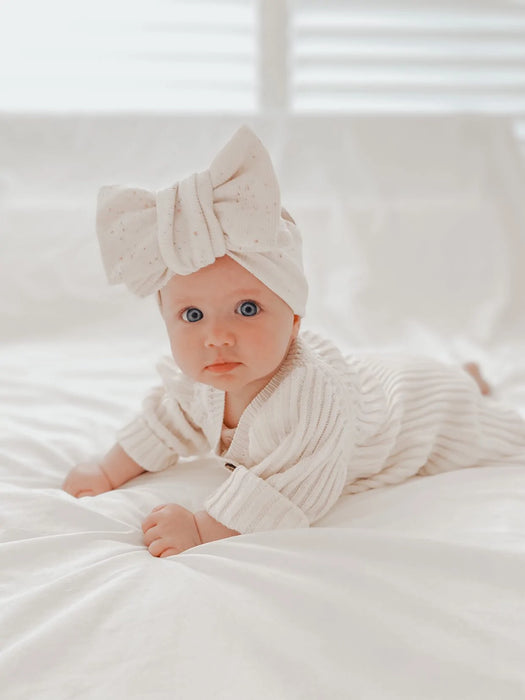 Speckled Rib Oversized Topknot | Sprinkles
